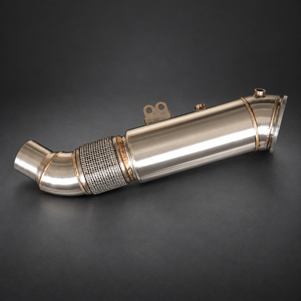 VCTR Performance BMW M240i/340i/440i/540i/740i B58 5-Inch Downpipe Kit — studio view 3
