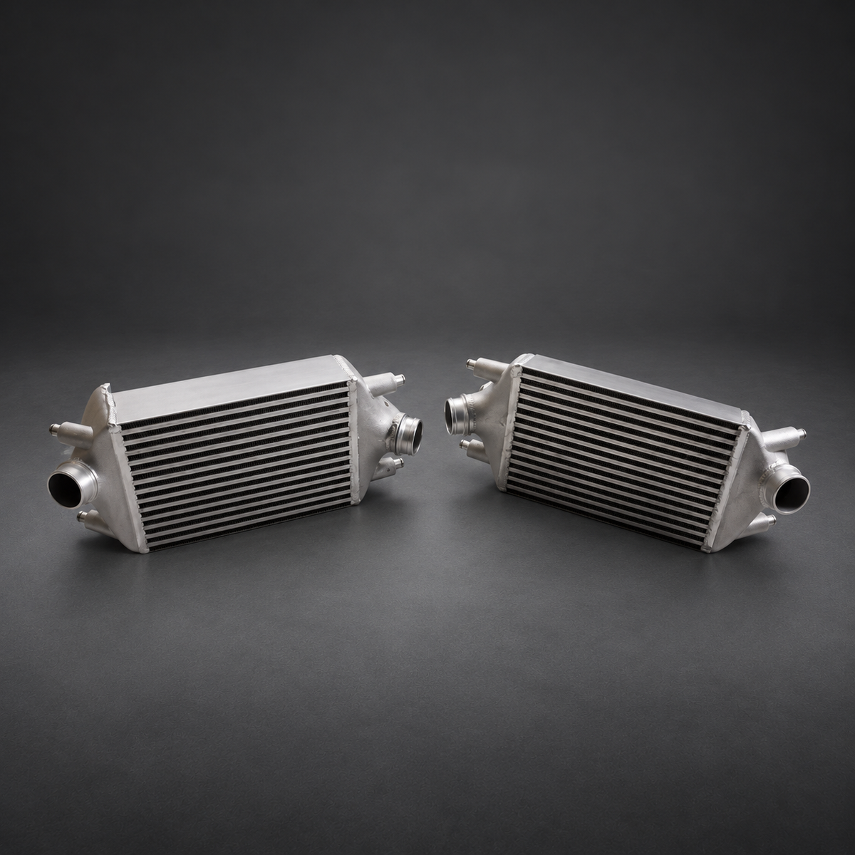 VCTR Performance Porsche 911 Turbo 991.1/991.2 Twin Intercooler Kit — studio view 1