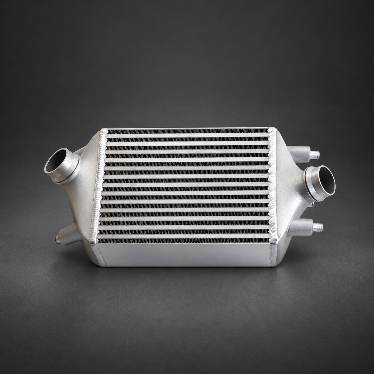 VCTR Performance Porsche 911 Turbo 991.1/991.2 Twin Intercooler Kit — studio view 3