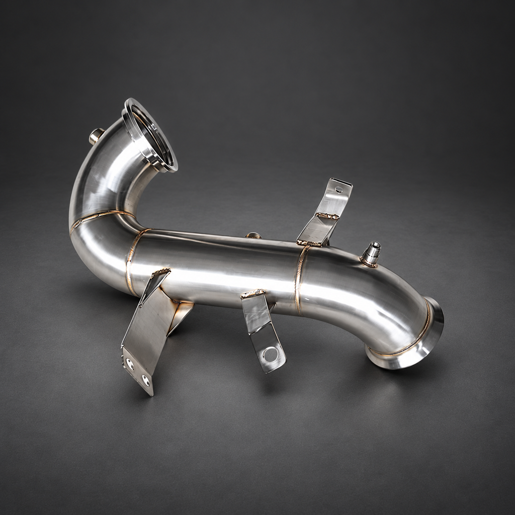 VCTR Performance Mercedes-AMG A45/A45 S W177 Downpipe Kit — studio view 3