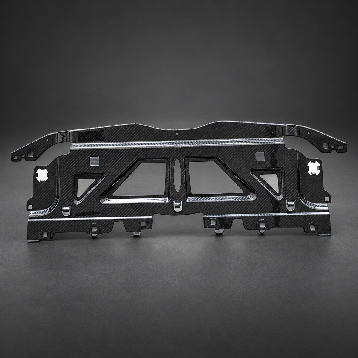 VCTR Performance BMW M2 G87 / M3 G80 / M4 G82 Carbon Fibre Radiator Cover Trim — studio view 1