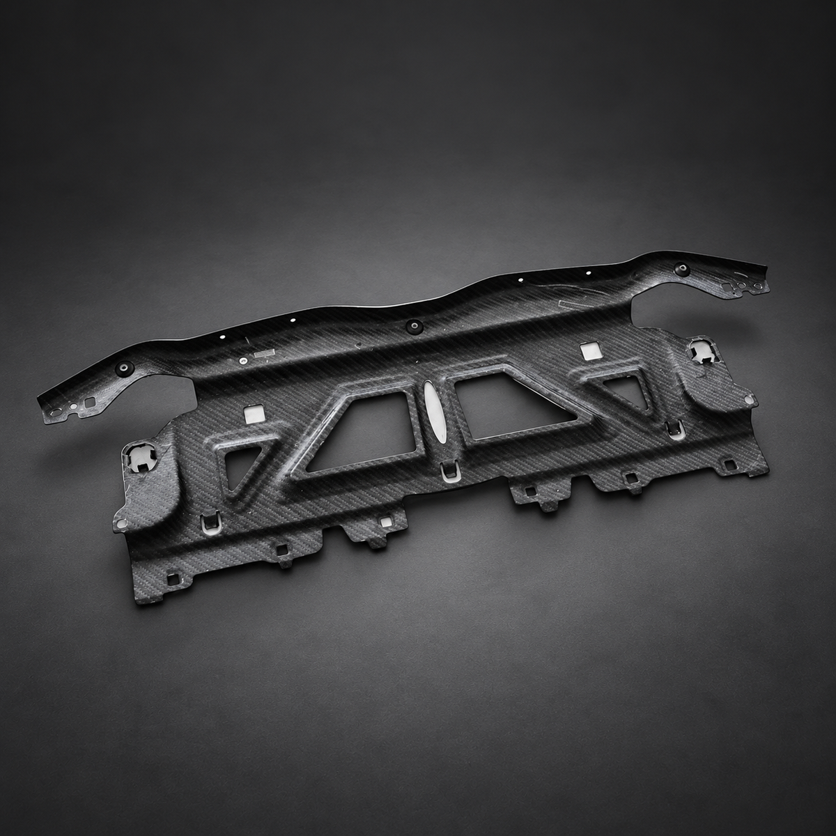 VCTR Performance BMW M2 G87 / M3 G80 / M4 G82 Carbon Fibre Radiator Cover Trim — studio view 3
